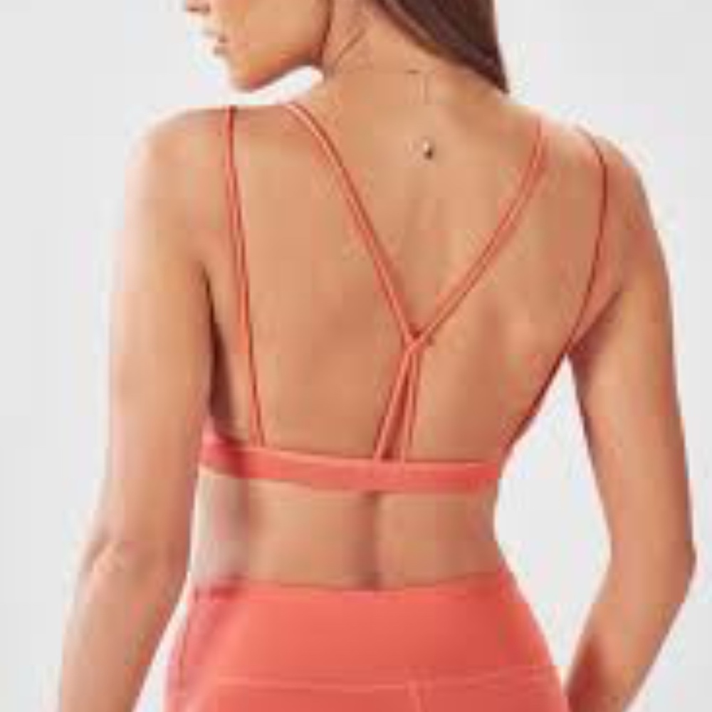 New Fabletics Dara Seamless Bralette Ginger Bra